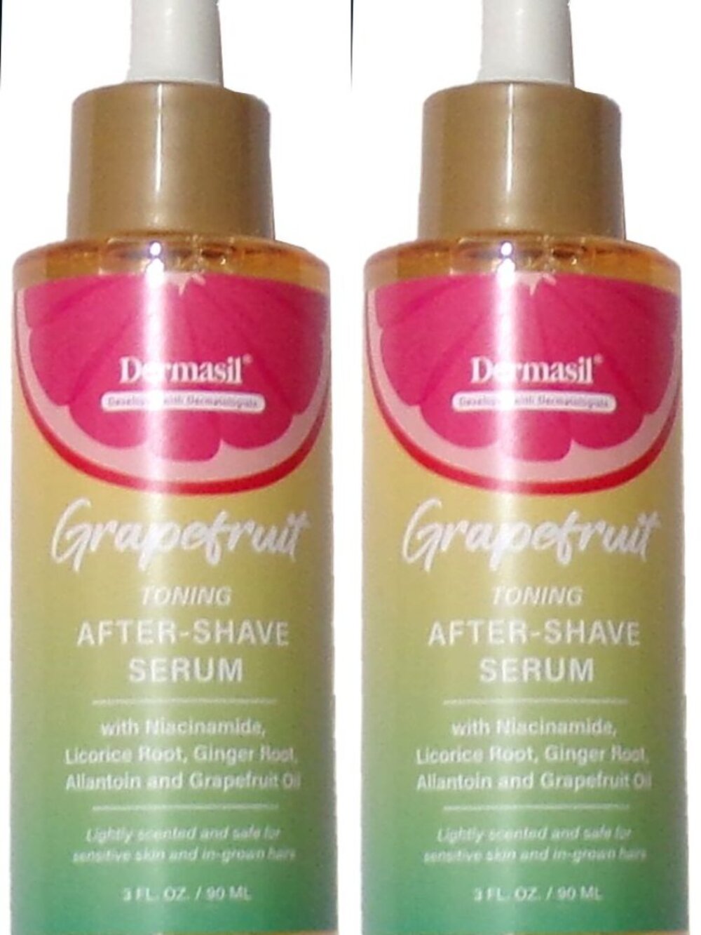 Dermasil Grapefruit Toning After - Shave Serum 3fl oz (Set of 2)